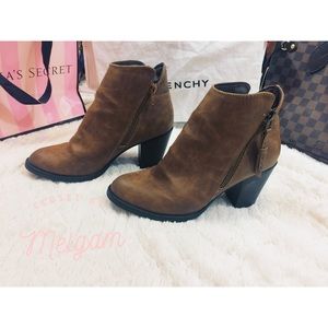 Leather Ankle Boots NWOT